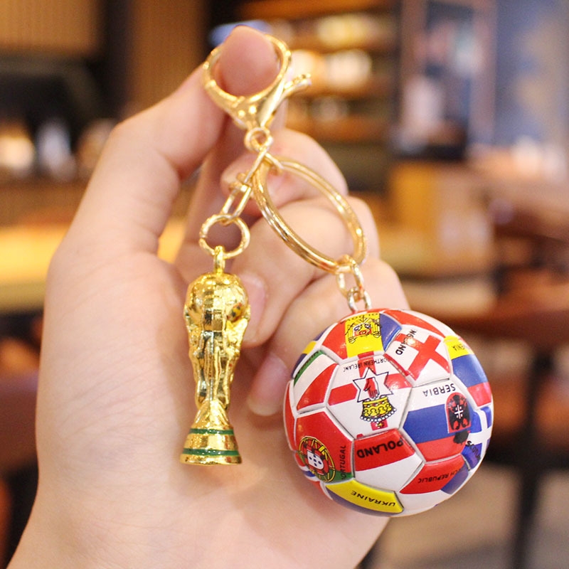 Брелок мяч со странами + кубок ЧМ