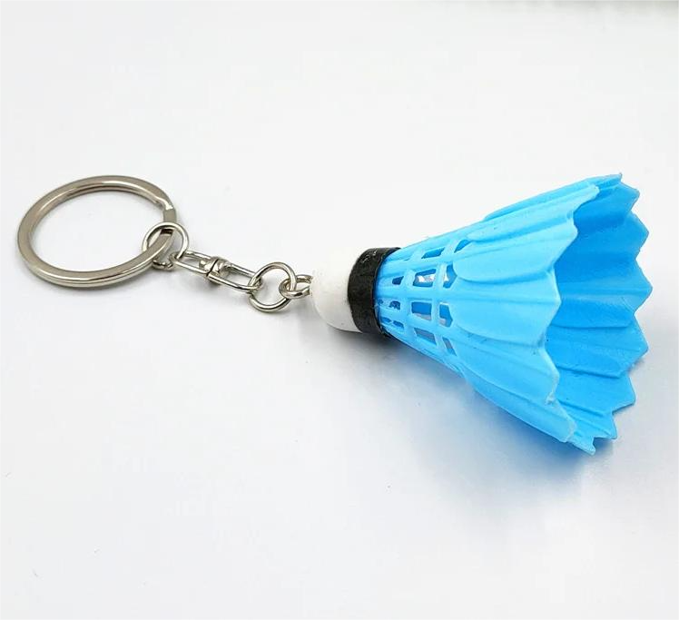 Брелок бадминтон, голубой