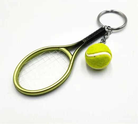 Брелок теннисная ракетка с мячом