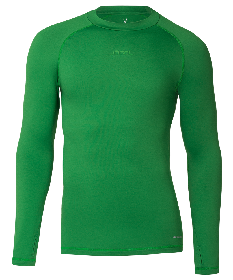 Джемпер компрессионный Jögel PerFormDRY Baselayer Warm Top, зеленый
