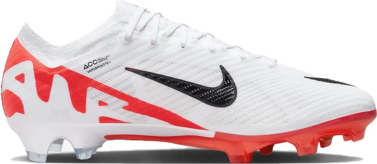 Бутсы Nike Mercurial AirZoom JR (Белый/красный)